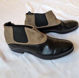 Giorgio Armani Men's 8.5 Two Tone Chelsea Boots